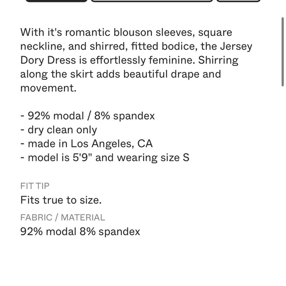 RACHEL PALLY DORY DRESS Elegant Cream Midi Dress NEVER WORN - Picture 4 of 4